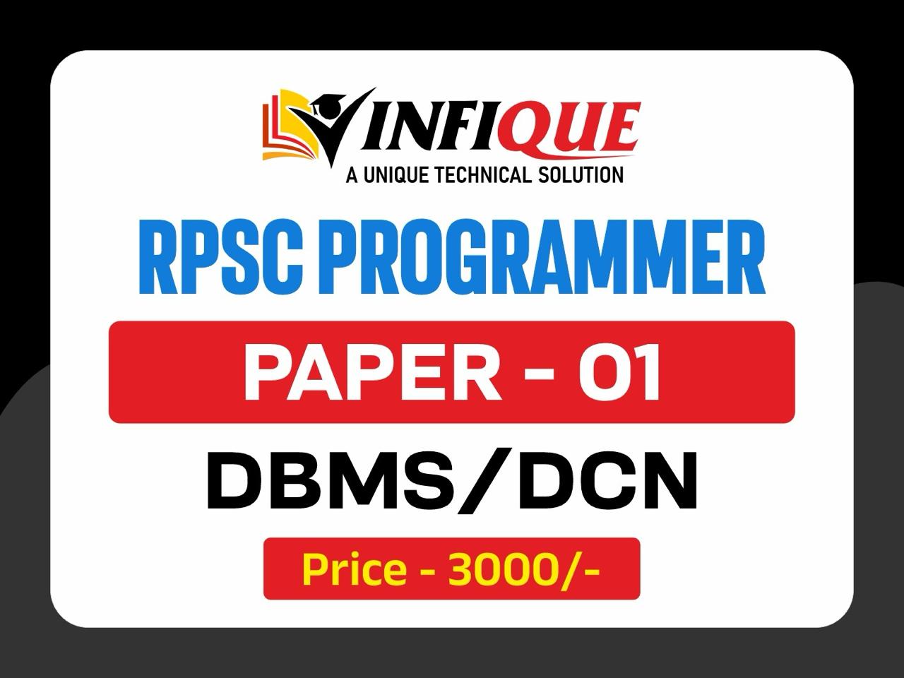 RPSC Programmer Paper 1 Preparation